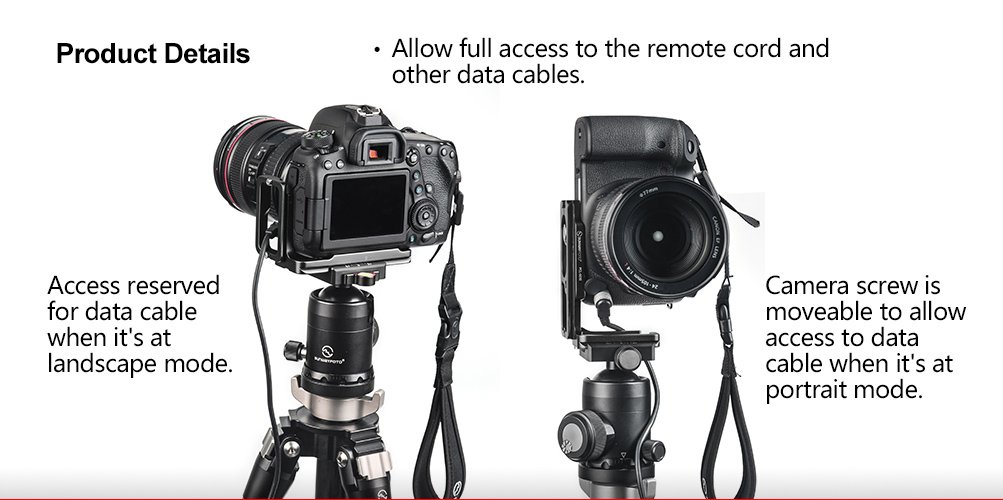 Amazon | SUNWAYFOTO キャノン EOS 6DII専用 クイックリリース L型